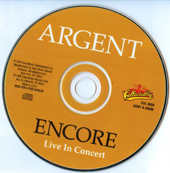 Argent – Encore